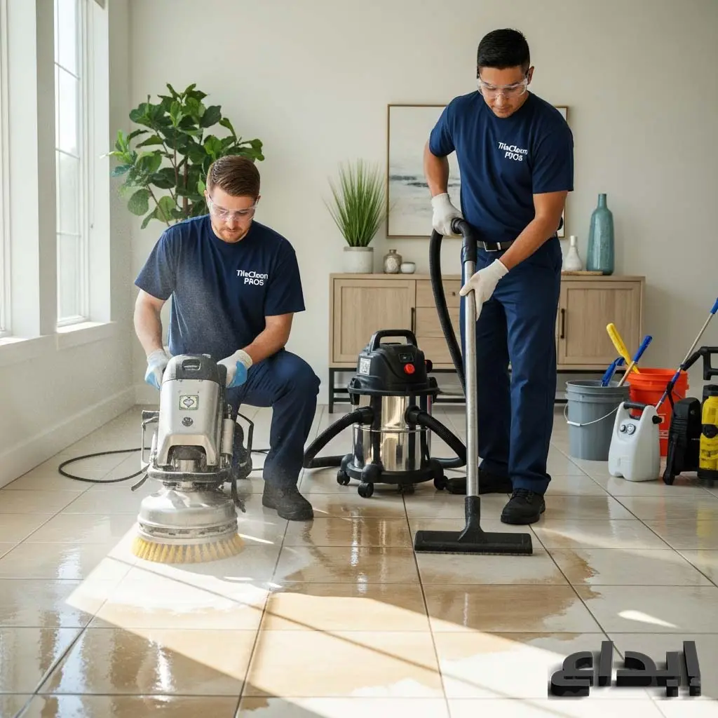 طريقة جلي البلاط بالصاروخ