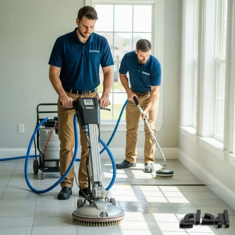 طريقة جلي البلاط بالصاروخ