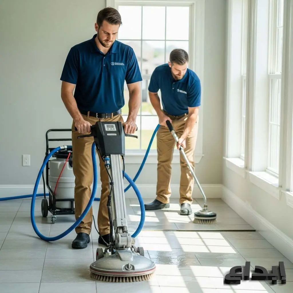 طريقة جلي البلاط بالصاروخ