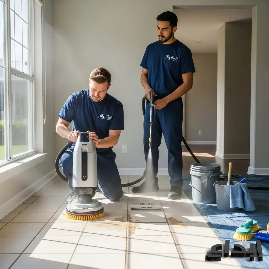 طريقة جلي البلاط يدويا