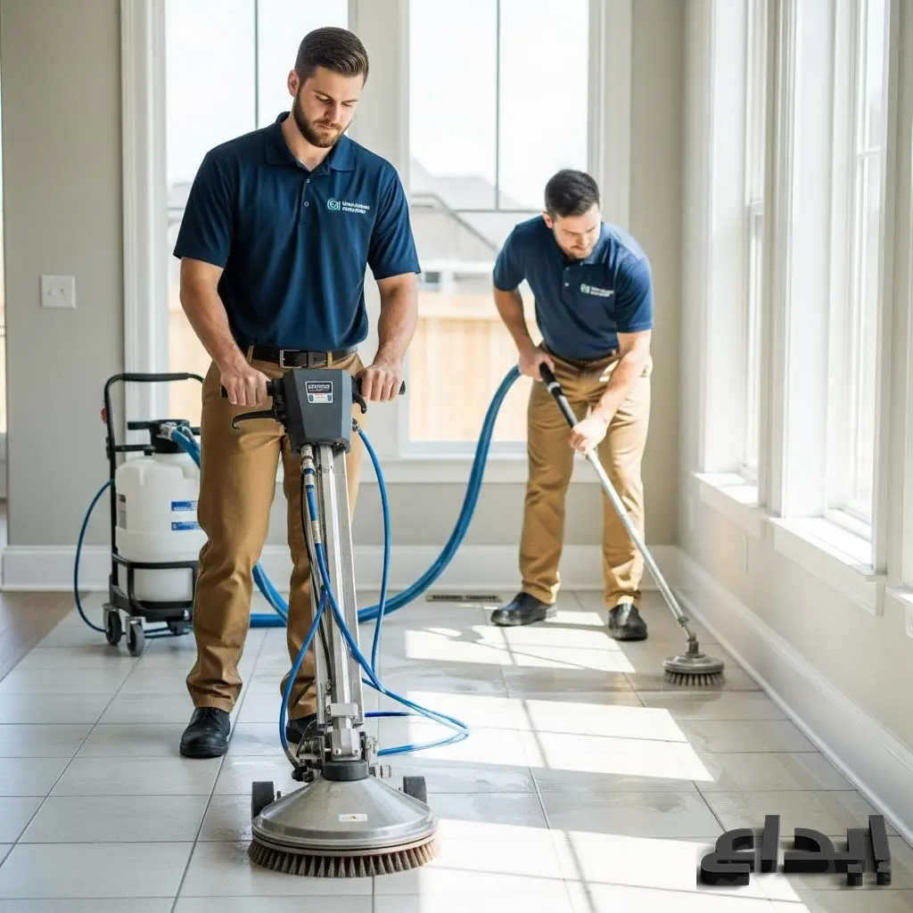 طريقة جلي البلاط يدويا